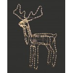  3D Illuminated LED Reindeer with Motor Christmas Lights - Warm White